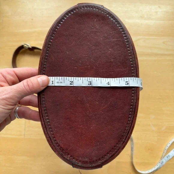 Vintage Barantani Italian Leather Crossbody Bag - Picture 14 of 16